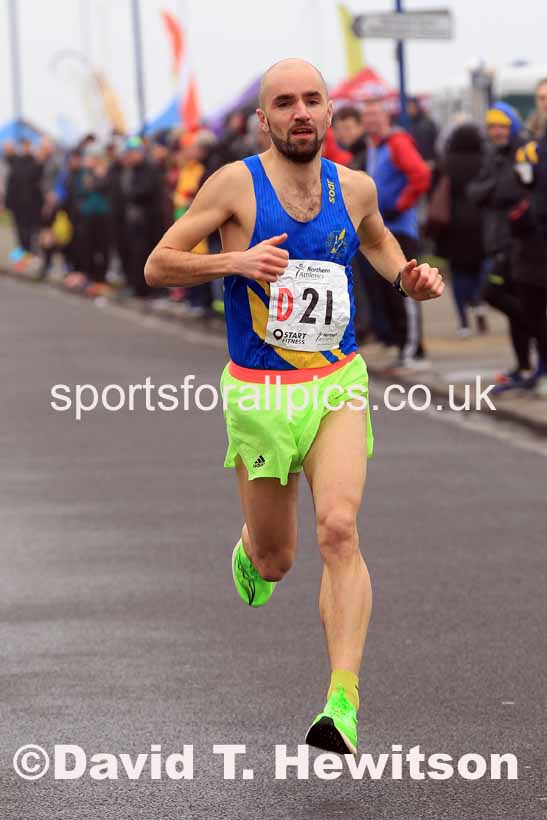 Senior mens 12 Stage 2023 Northern Mens 12 stage and Womens 6 Stage Relays and Young Athletes, Redcar. Photo: David T. Hewitson/Sports for All Pics